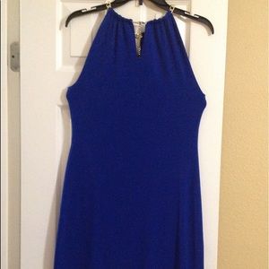 Used royal blue short dress